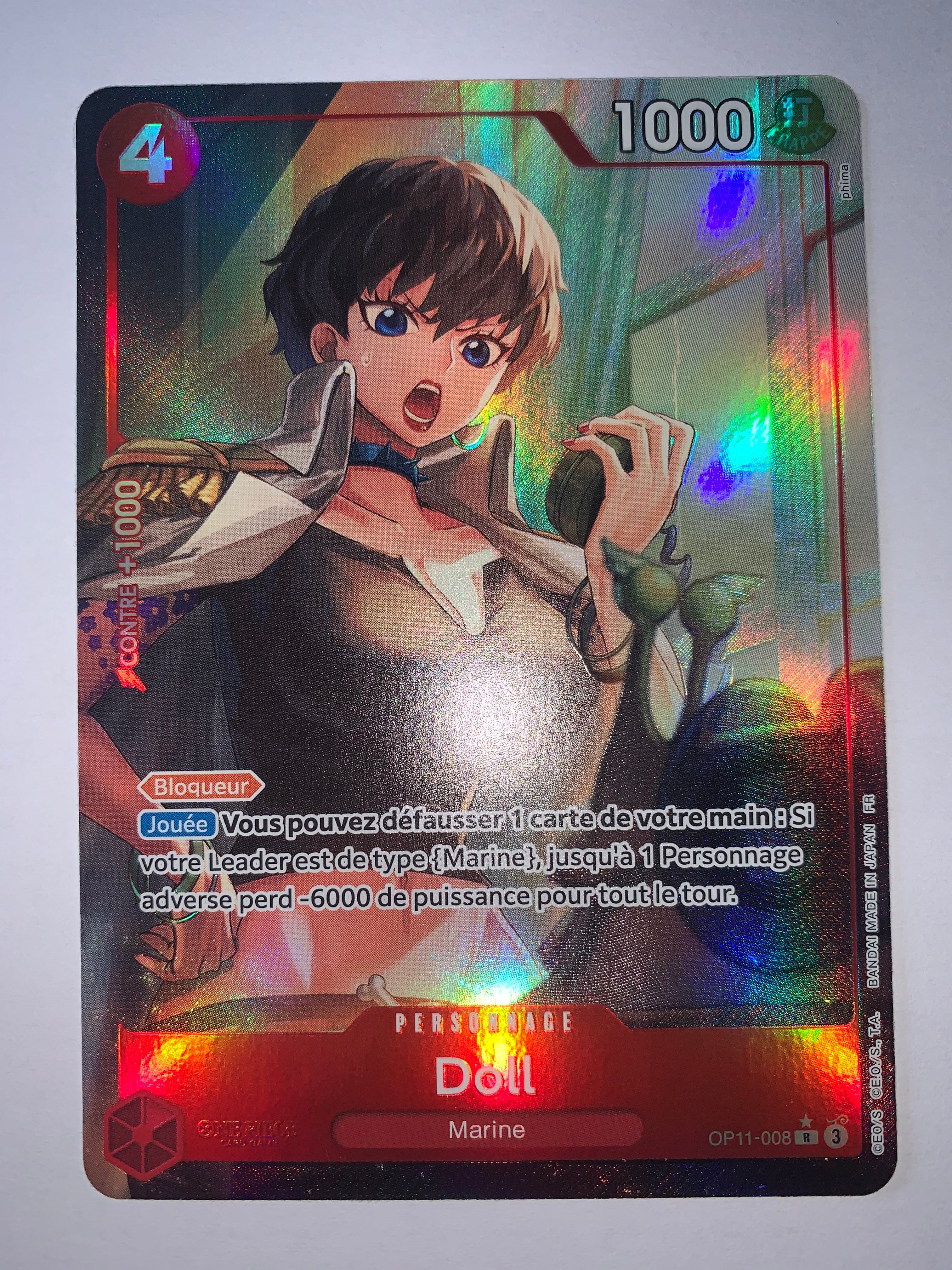 Doll (OP11-008) (V.2) - One Piece FR - Des Poings Vifs Comme L'Éclair