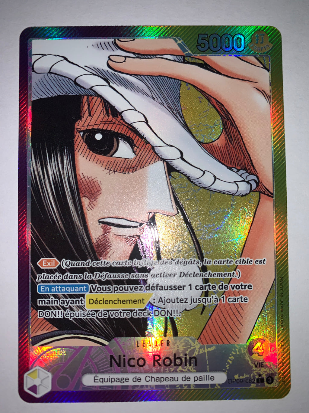 OP09-062 Nico Robin Leader Alt Art One Piece TCG FR
