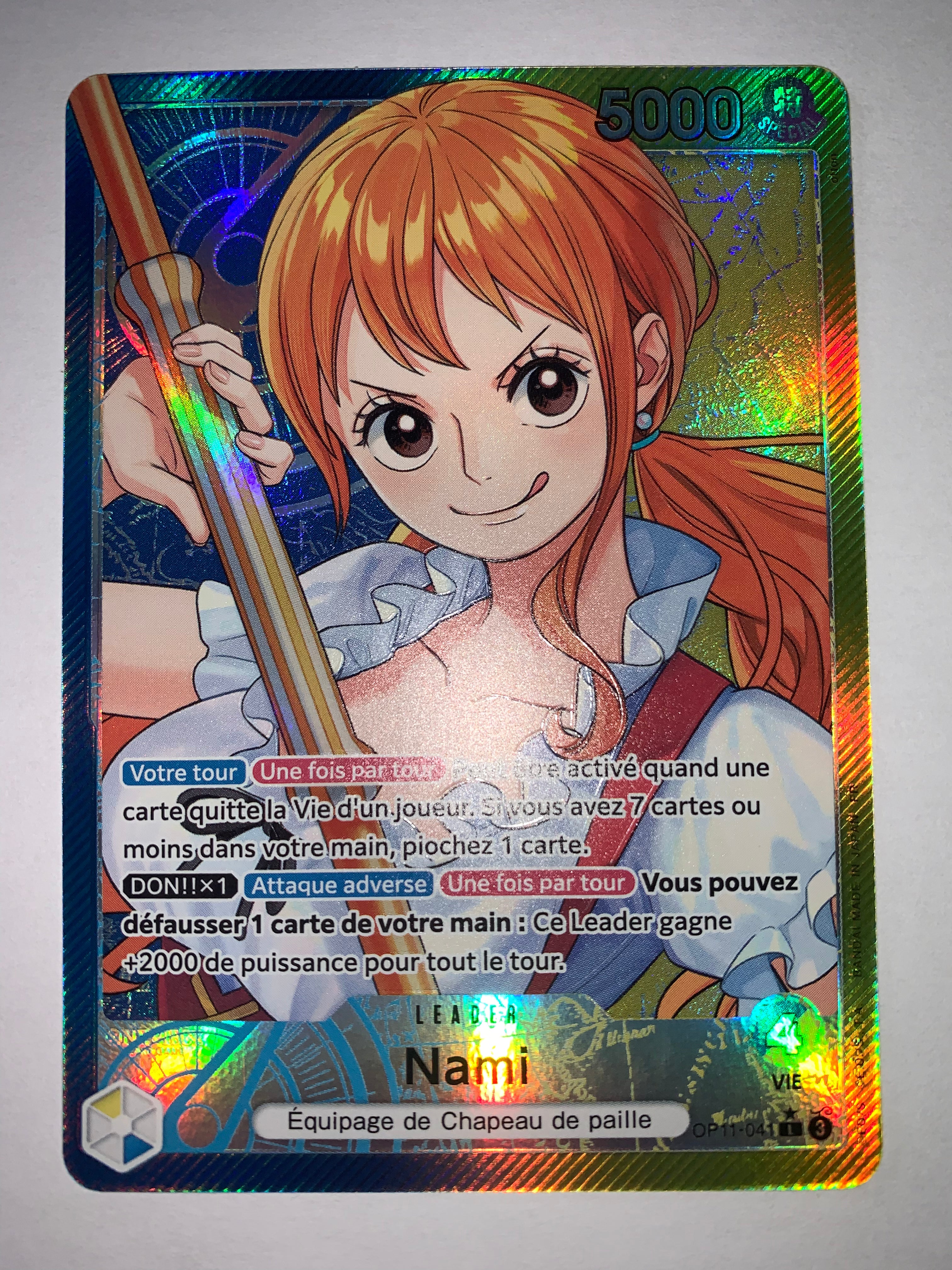 Carte One Piece - Nami Leader Alt - OP11 - 041 FR