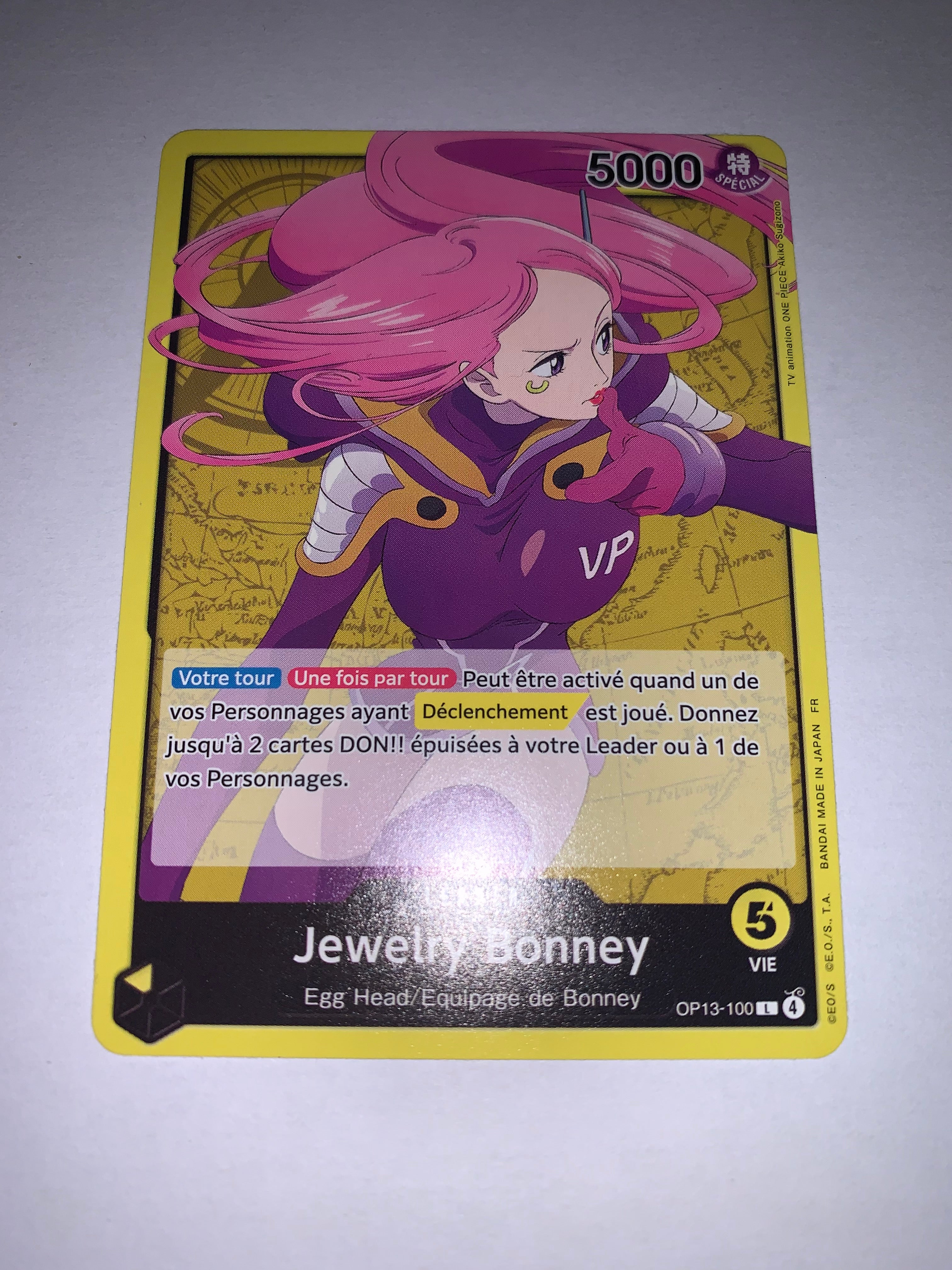 ONE PIECE CARD GAME LEADER CARTE FRANCAISE OP13-100 L FR JCC MINT 2025