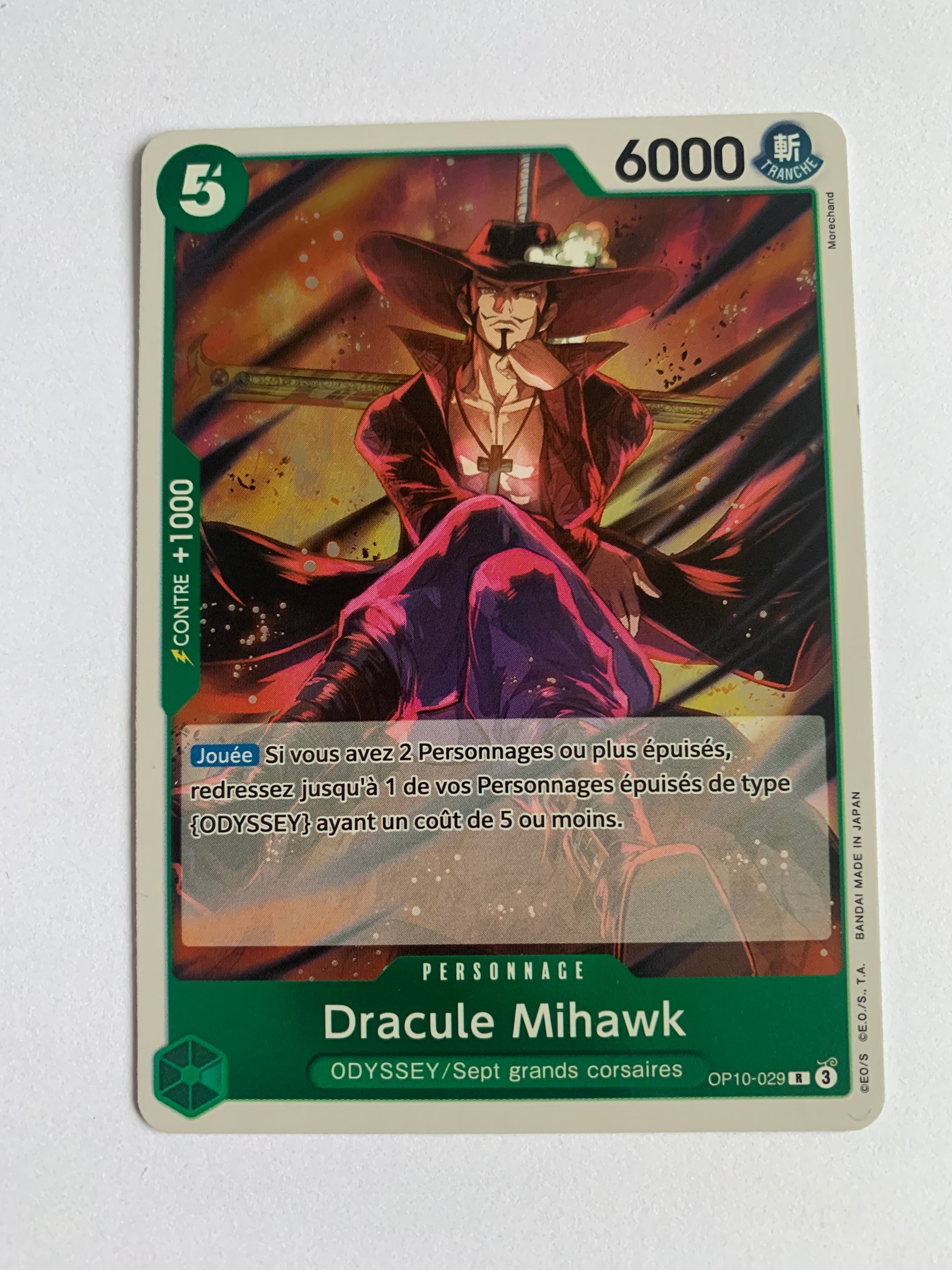 ONE PIECE CARD GAME RARE HOLO CARTE FRANCAISE OP10-029 R FR JCC MINT